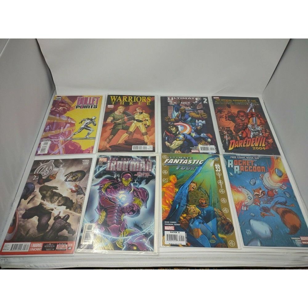 Marvel 2000s Random Comic Bundle Iron Man Fantastic Four Daredevil Rocket n more